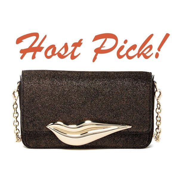 Diane Von Furstenberg Handbags - HP** DVF New FLIRTY LIPS X-body Bag Clutch
